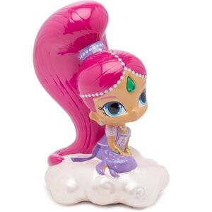 Nickelodeon Shimmer & Shine Pink Hair Ceramic Genie Piggy Coin Bank Figurine